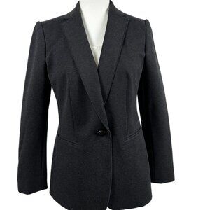 Ann Taylor One-Button Chic Blazer Size 10 Petite Tailored Fit